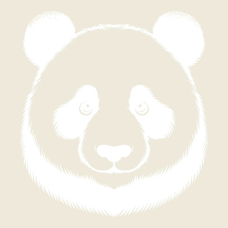 Süsser lächelnder Panda tierisches Lächeln