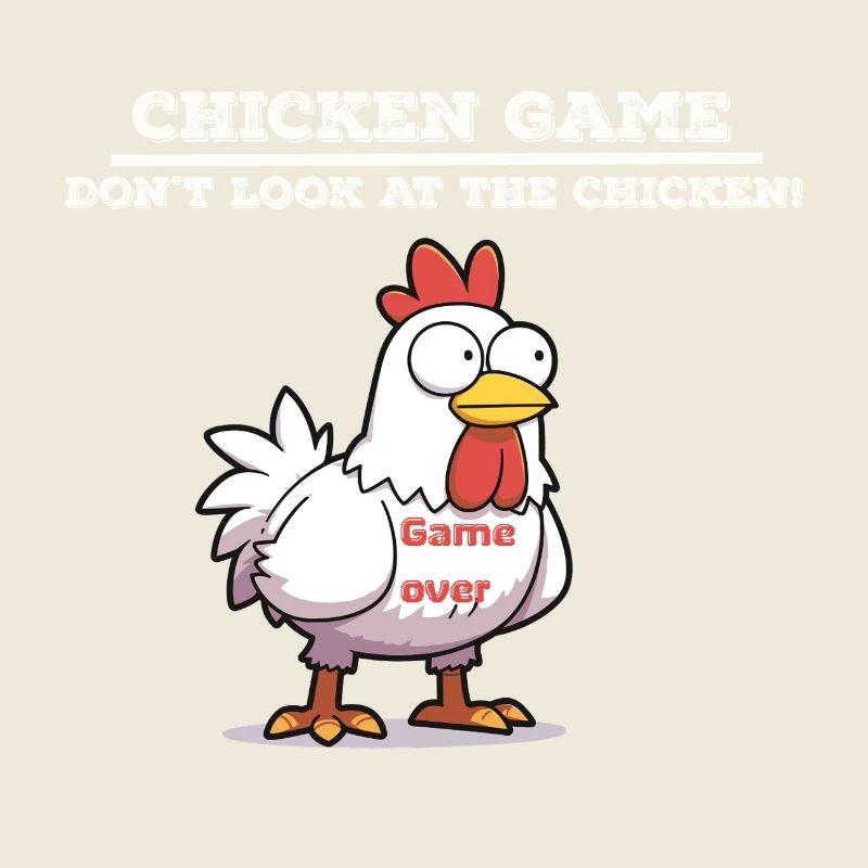 Chicken game white