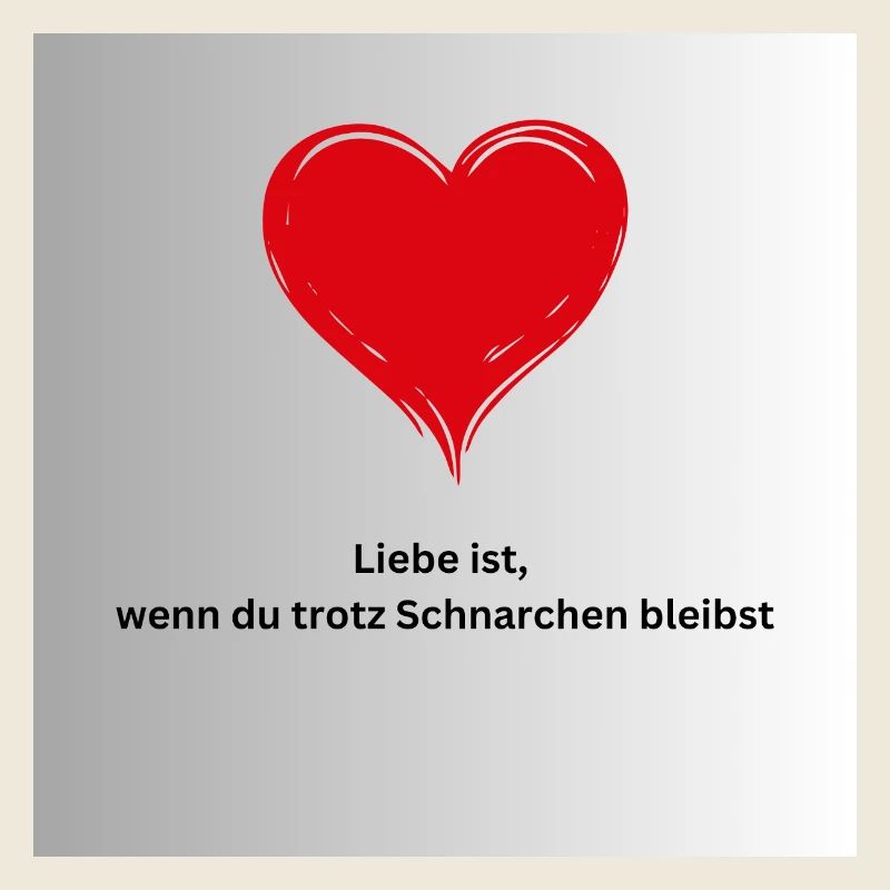 Liebe-Schnarchen