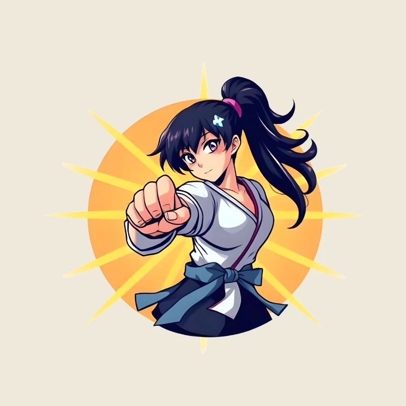 manga fille combat