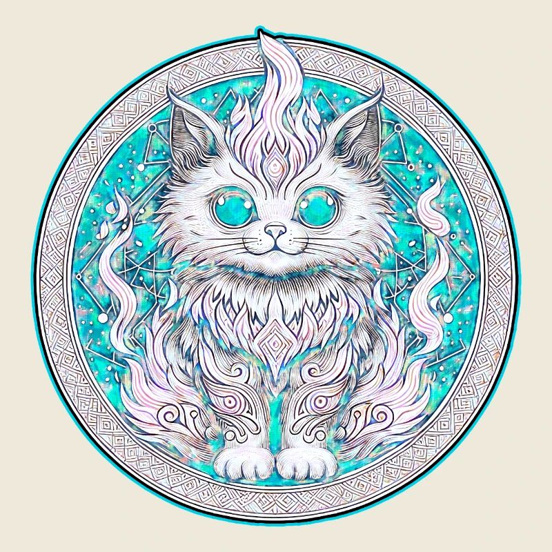 Whimsical Spirit Cat