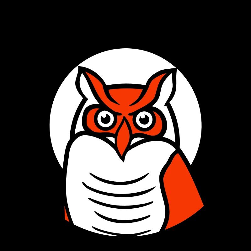 Eule Vogel Uhu Nachtvogel Schleiereule Kauz Comic