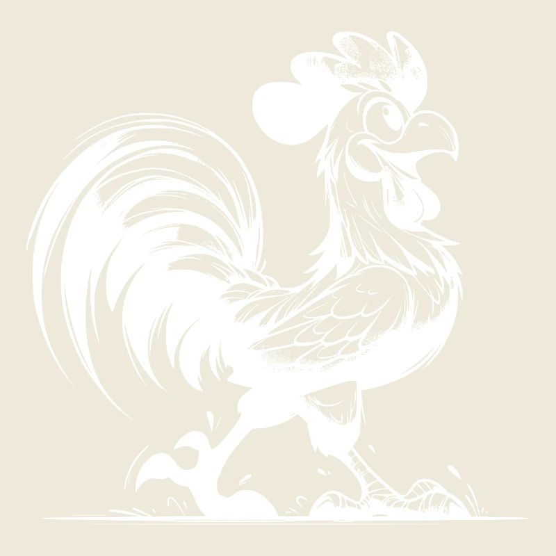 Ma crête, mon jardin, mon style, je suis le coq