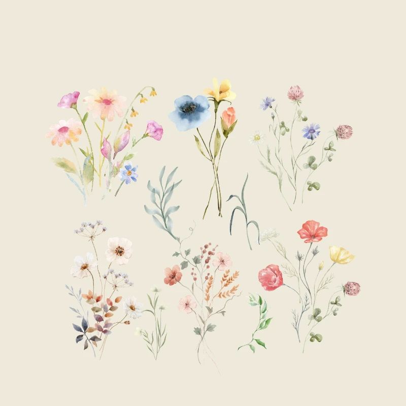Boho-Wildblumen