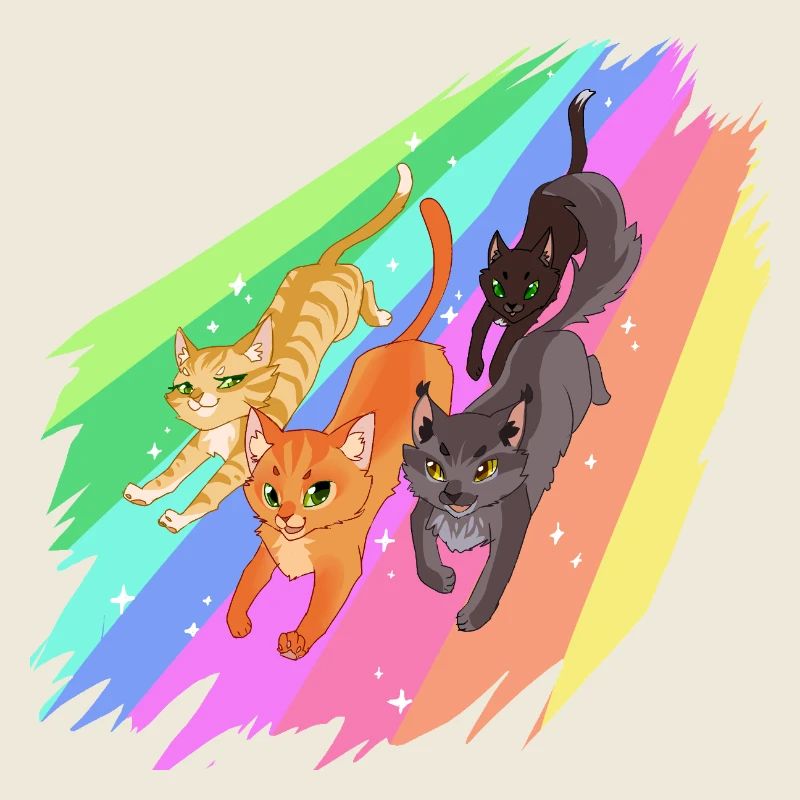 Feuerstern Firestar Cats Rainbow Warrior Cats