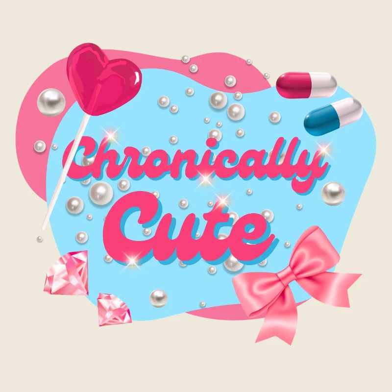 Chronically Cute Lolly Bow Pills Diamonds