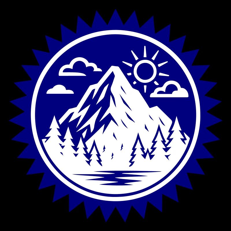 Mountains Nature Logo