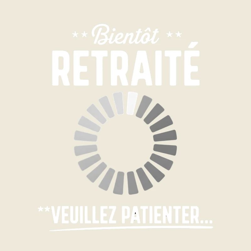 Bald in Rente gehen, bitte warten