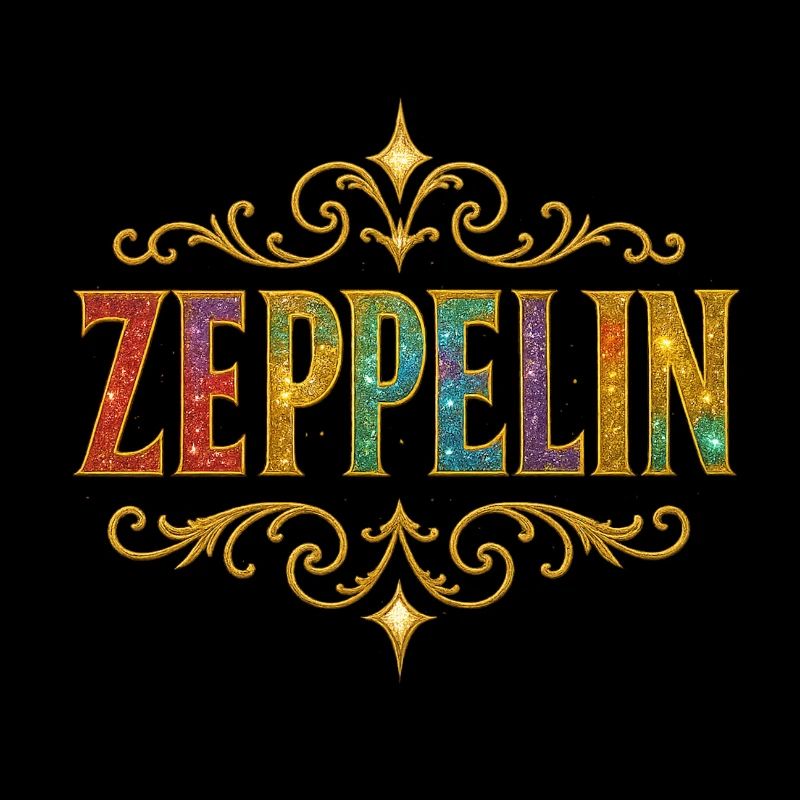 ZEPPELIN Glitzer Gold Pailletten