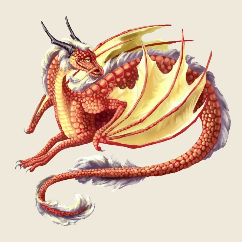 red pretty dragon