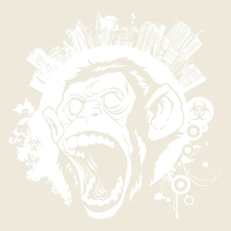 Urban white monkey