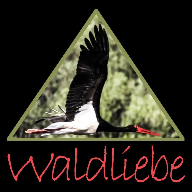 wald 8 waldliebe mit schwarzstorch