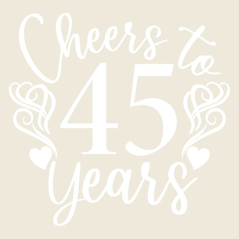 Vive le 45e anniversaire de 45 ans