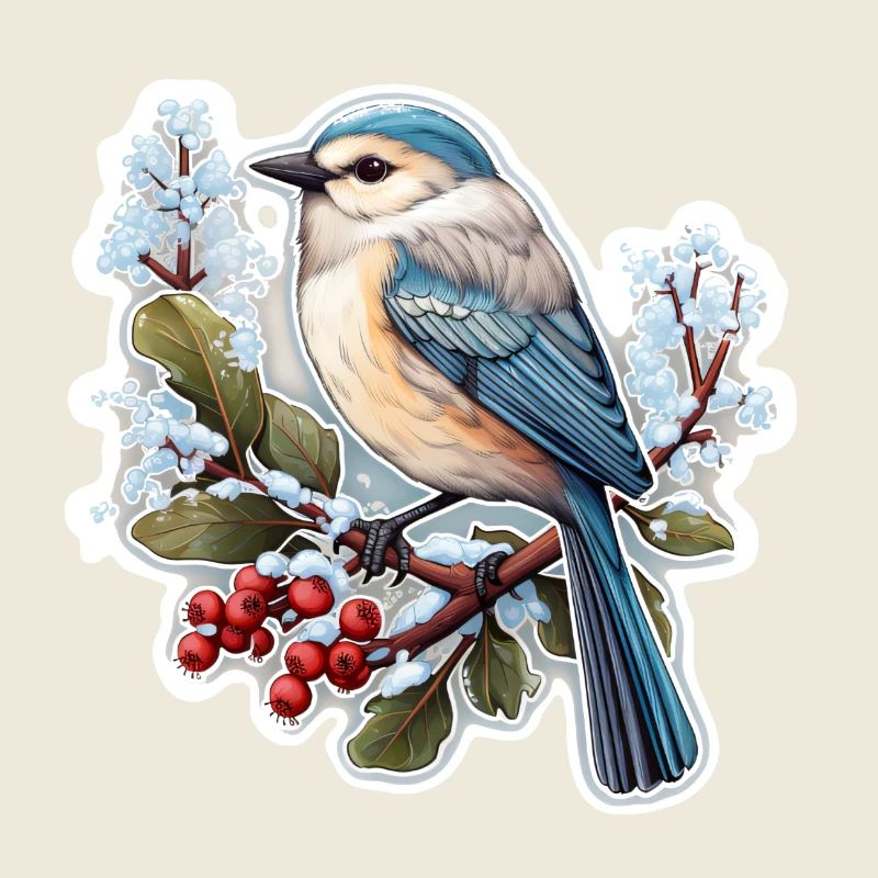Oiseaux en hiver