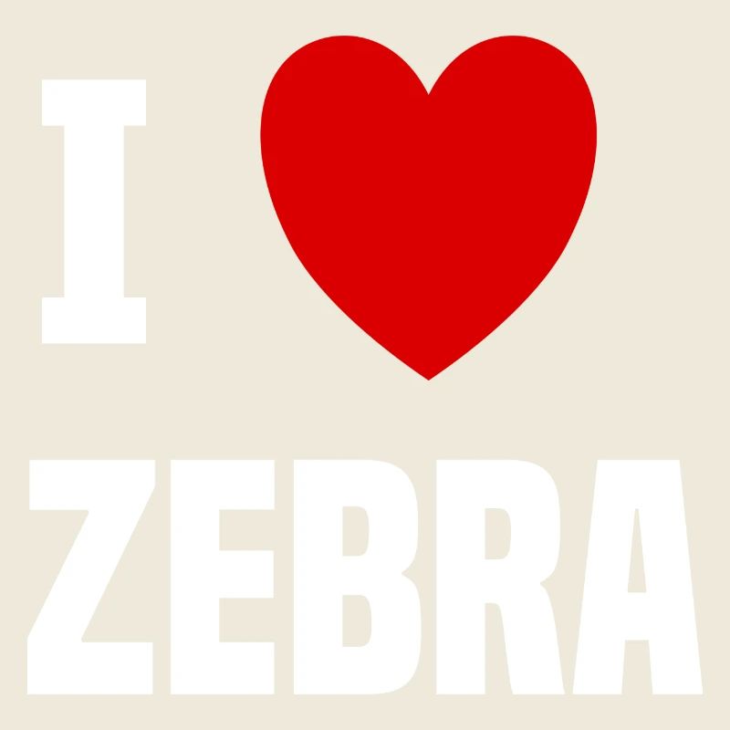 Ich liebe Zebra