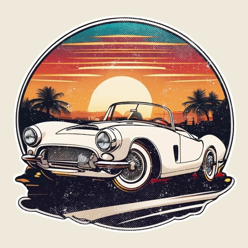 Oldtimer Sonnenuntergang