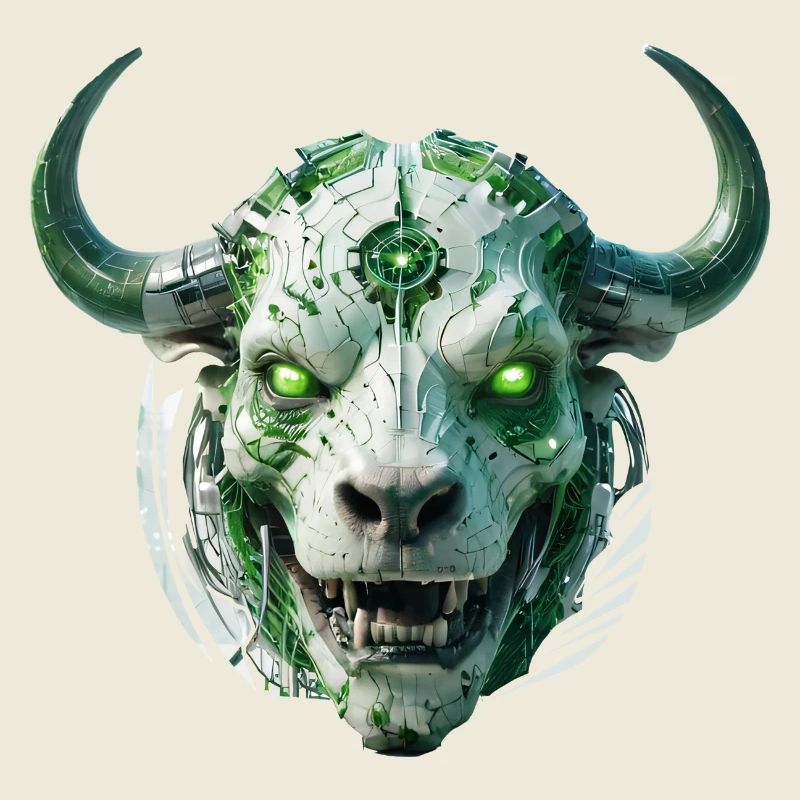 cyber bull scull