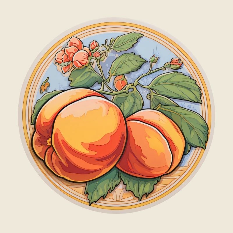 Pêche et fleur