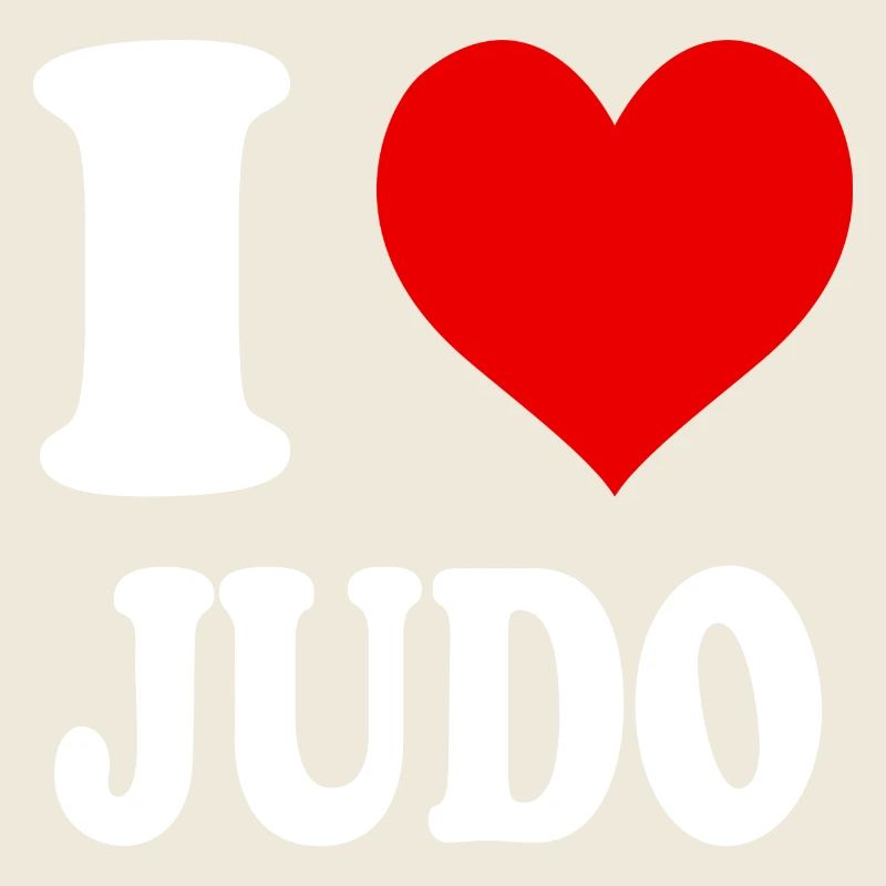 I Love Judo Heart Funny Witty