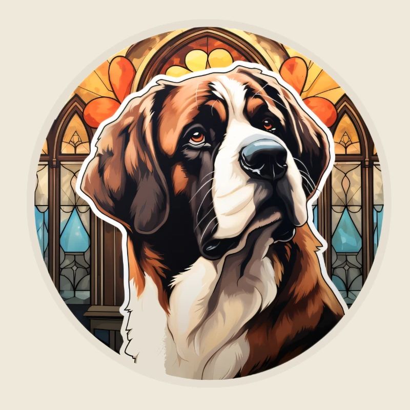 Saint Bernard Rescue Dog