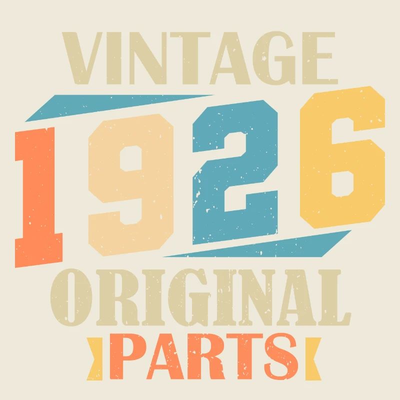Monat 1926. 1926 Geburtstagsgeschenk. 98 Jahre alt Birt