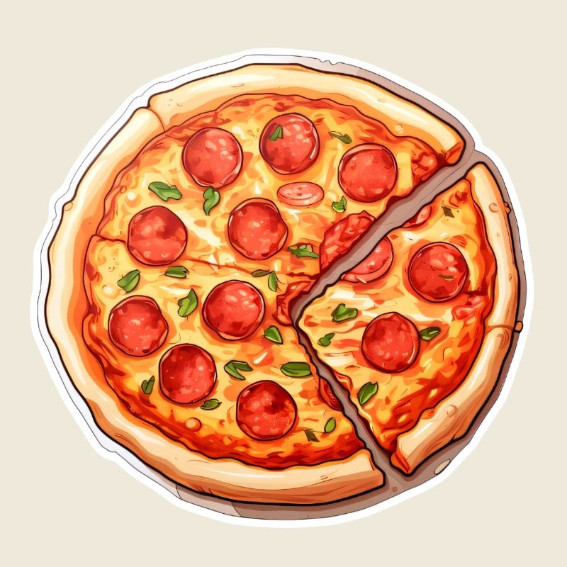 Salami à pizza bien garni