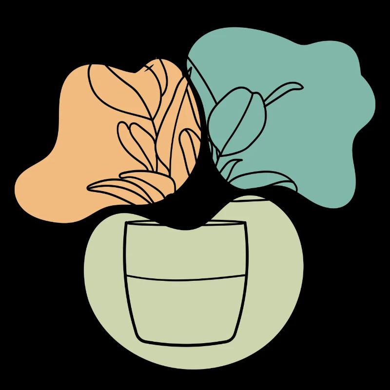 Boho-Glück: T-Shirts mit Pflanzen-Vibes