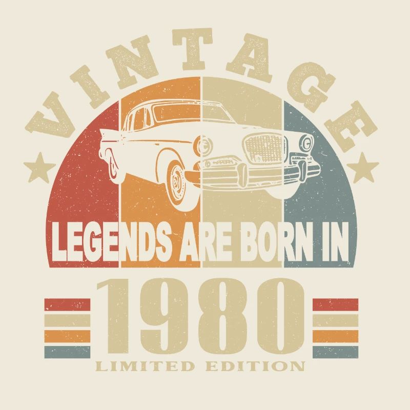 Vintage 1980 Legend Born