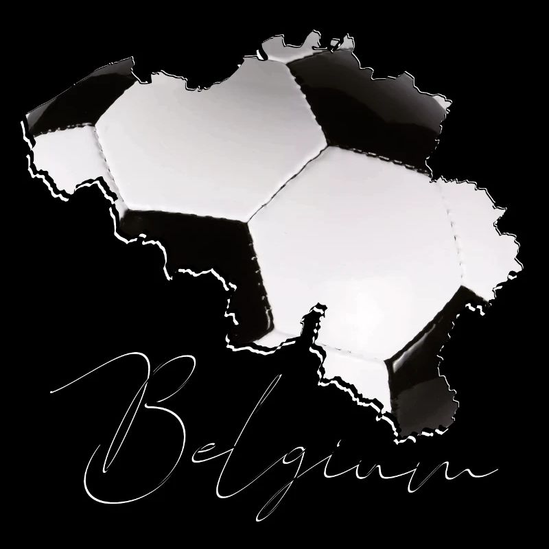 Belgium Map Frames Real Football EN