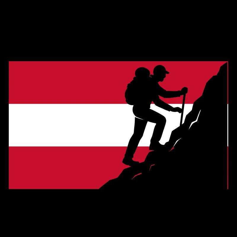 Austrian Hiking Crew Wander-Shirt