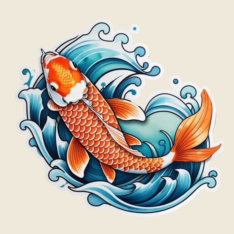 Koi Carp - Japanese Fish