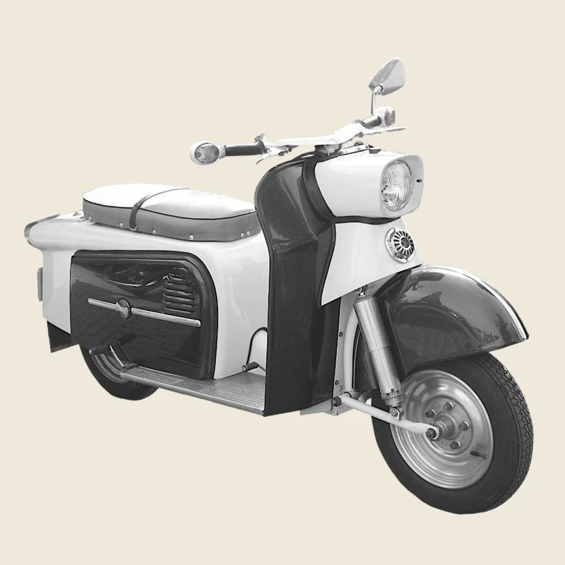 Motorroller Troll IWL Ludwigsfelde DDR Oldtimer