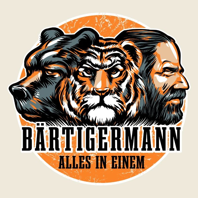 Bärtiger Mann, Bär Tiger Mann, Vater, Papa