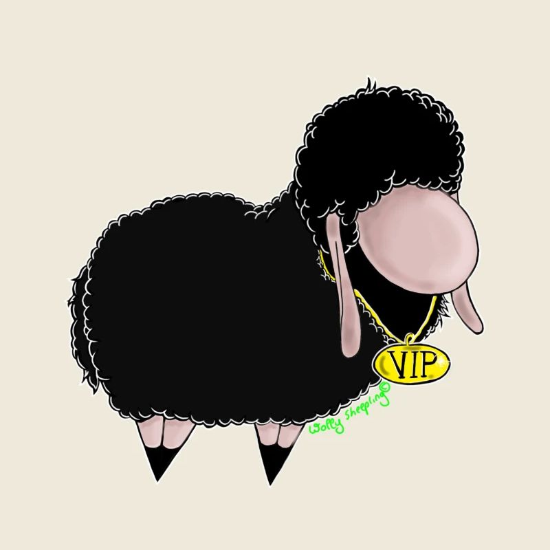 Black Sheep VIP-Schaf Wolly Sheepling Gaming