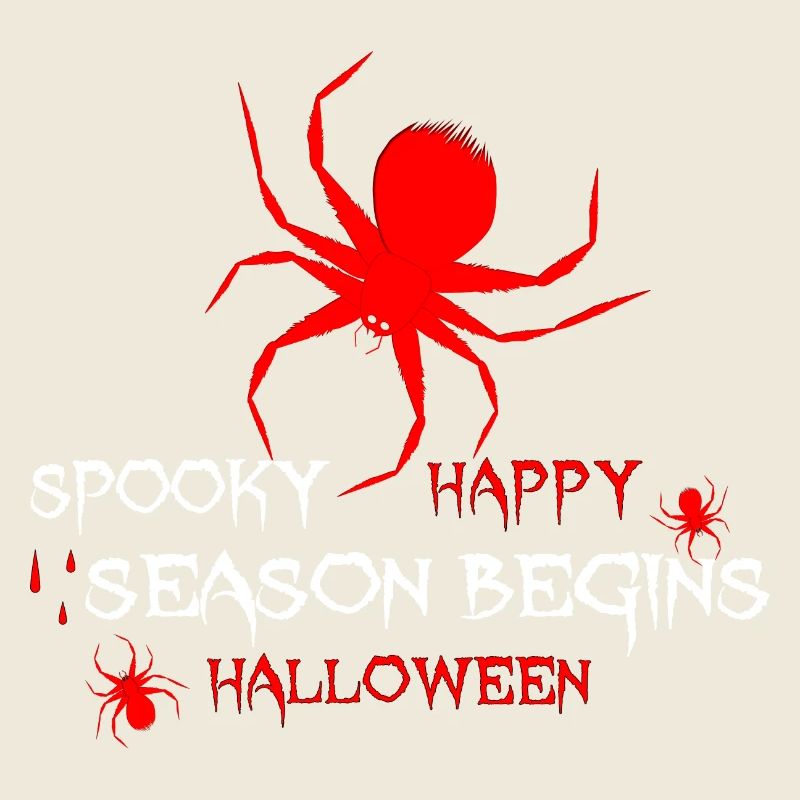 Halloween Spinne Gruselzeit