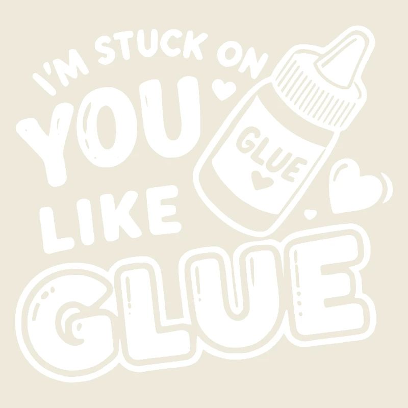 Ich klebt an dir wie Klebstoff