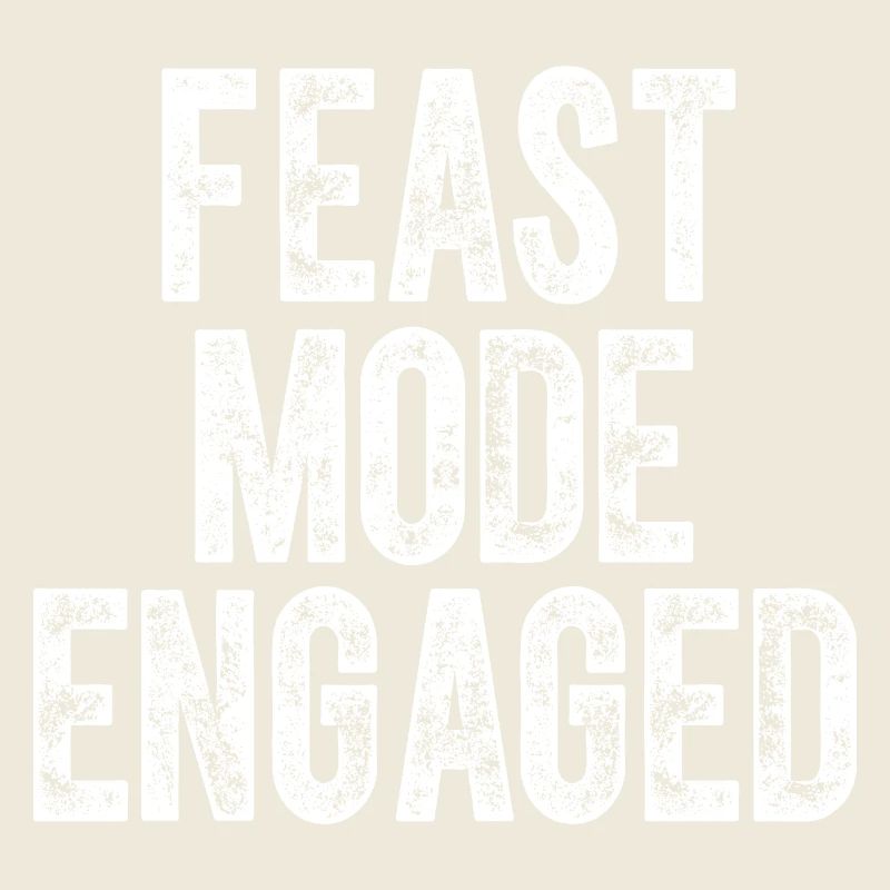 Festmahlsmodus Engagiertes Thanksgiving