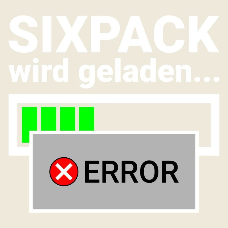 Bierbauch statt Sixpack für Computer Freaks Humor