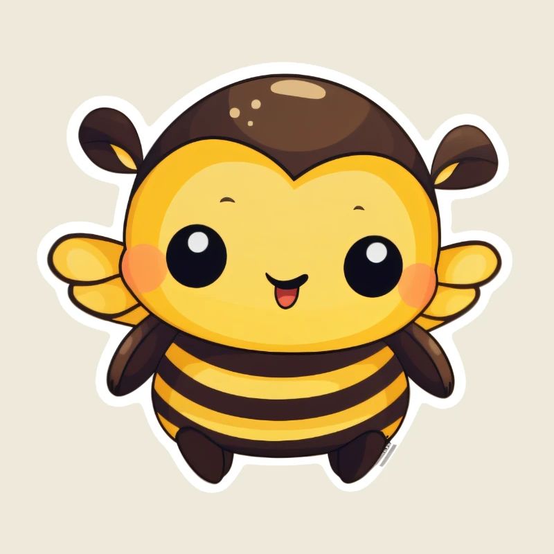 bee kawaii funny