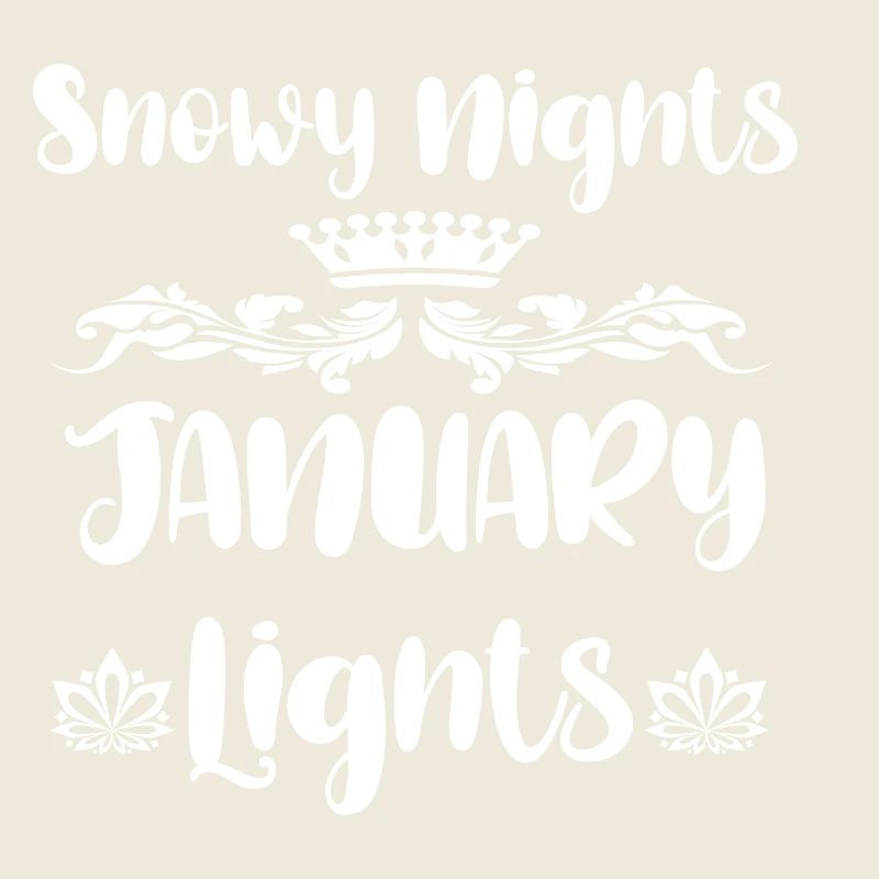 Snowy Nights Januar-Lichter