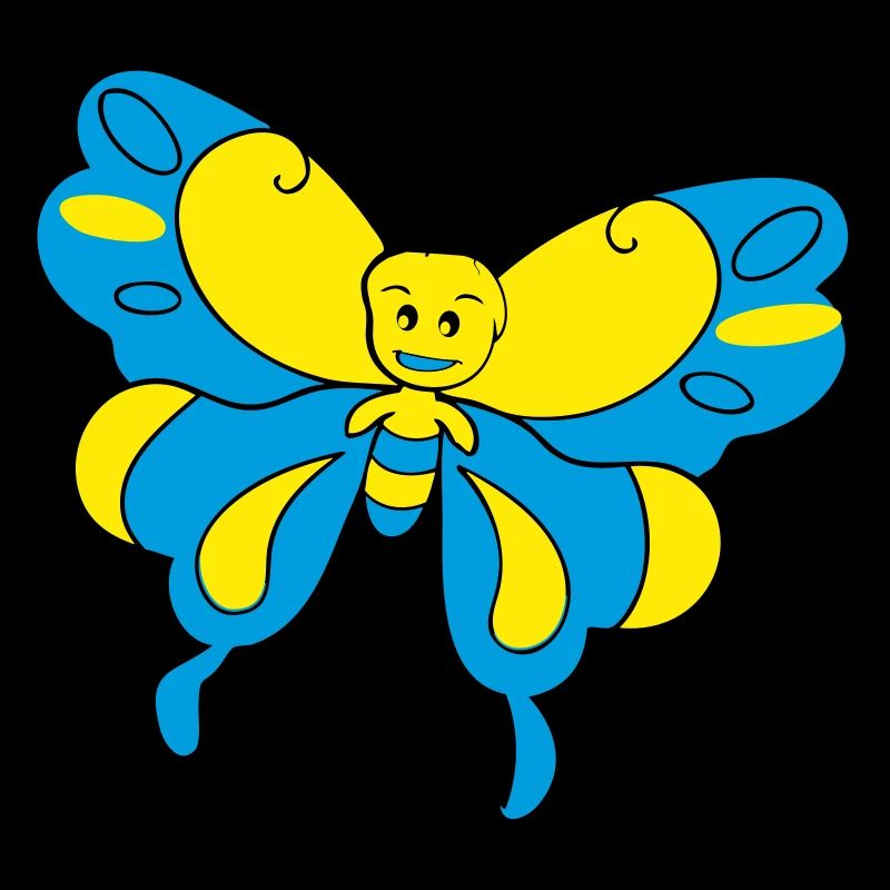 bunter Schmetterling > Vectorgraphic