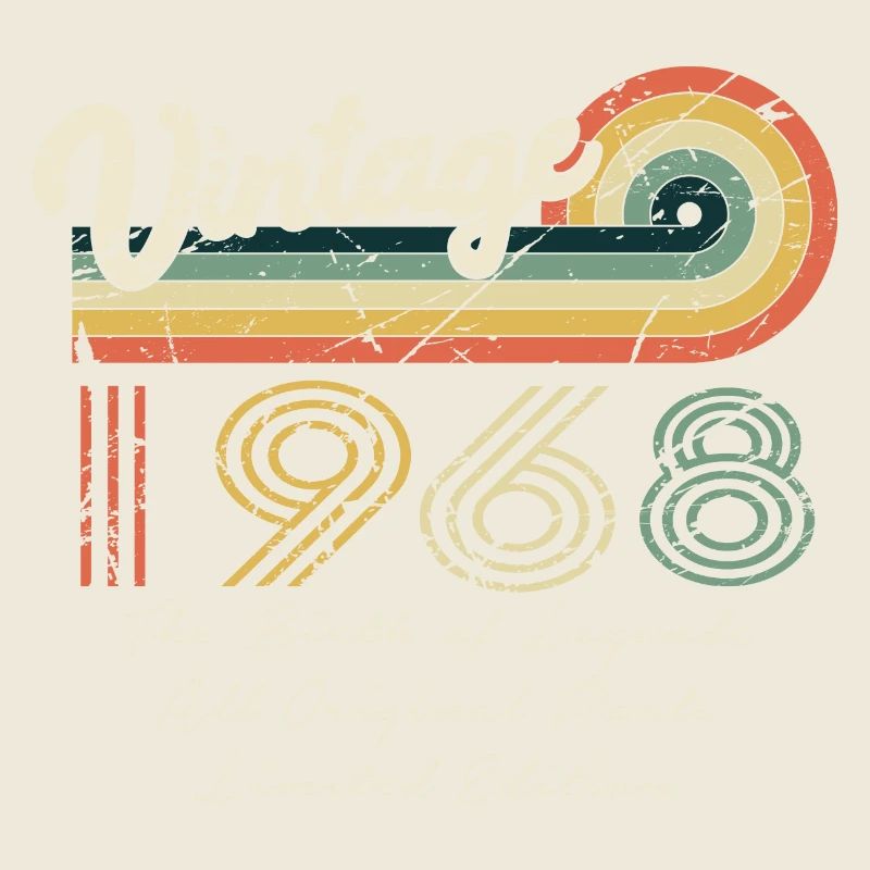 Awesome Since 1968 Anniversary 1968 Vintage 196