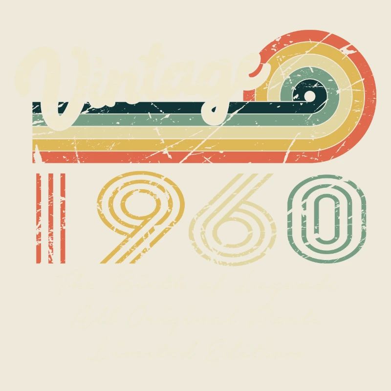 Awesome Since 1960 Anniversary 1960 Vintage 196