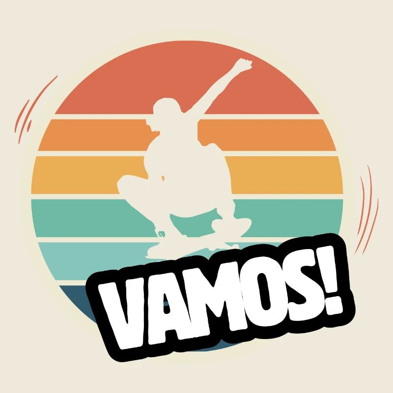 Vamos skatboard rétro