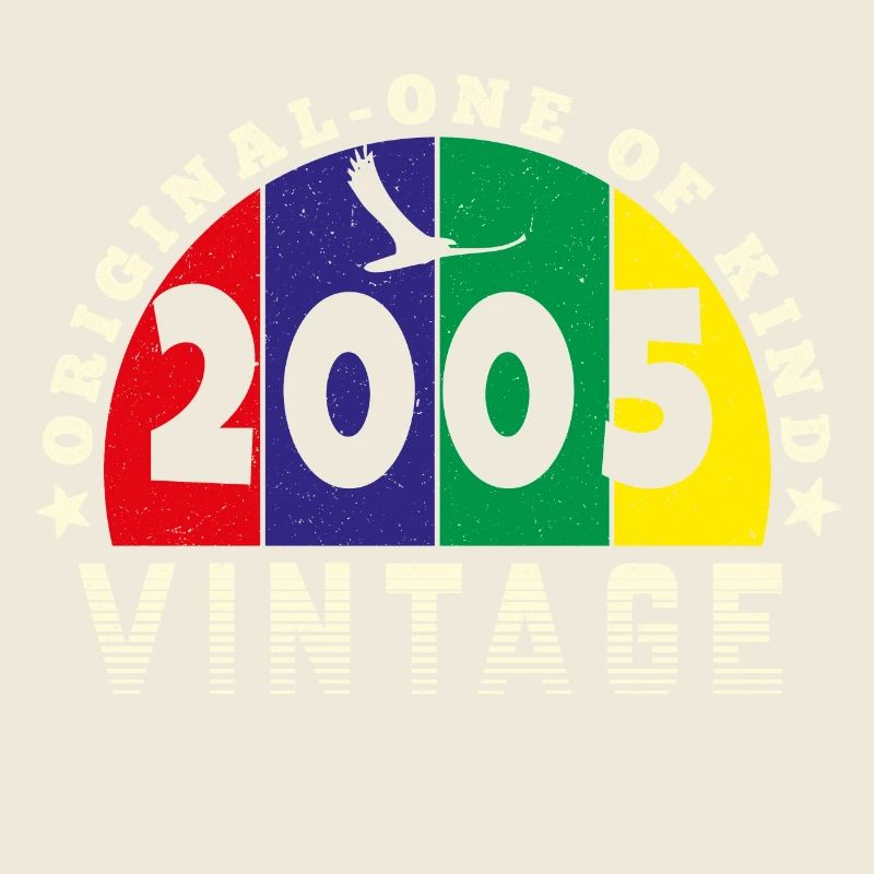 Vintage 2005 Retro - Bursdag