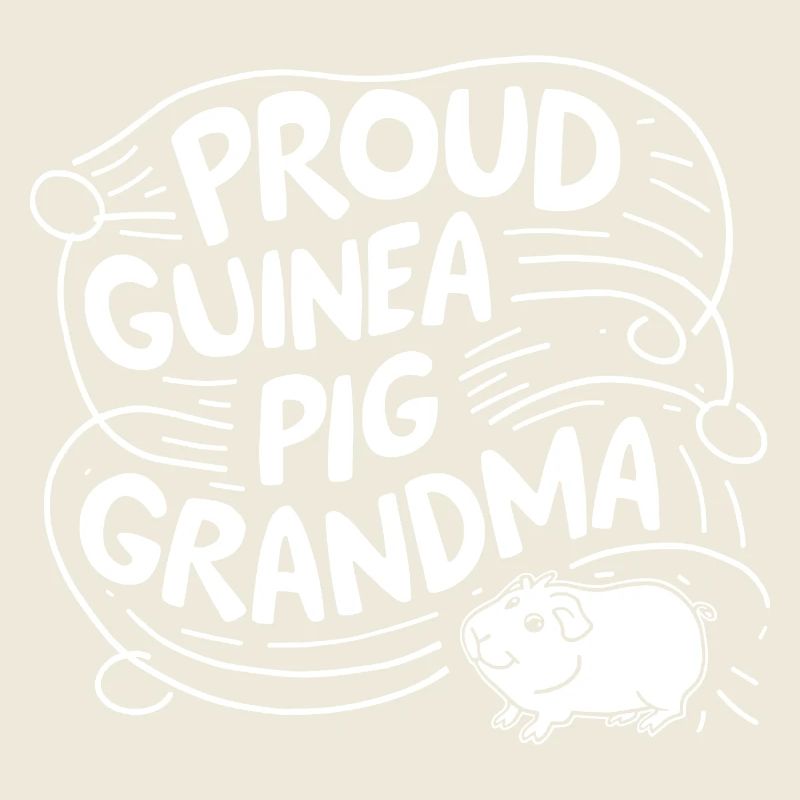 Fière grand-mère cochon d’Inde