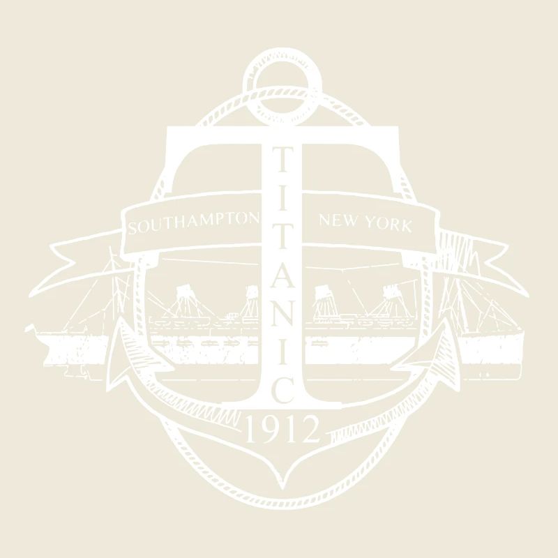 Titanic Anker und Boot