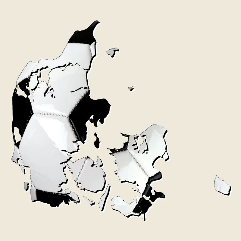 Denmark map frames real football