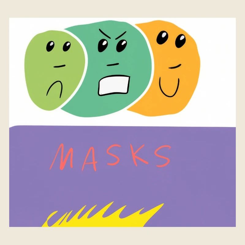 Autistic Art - Masks