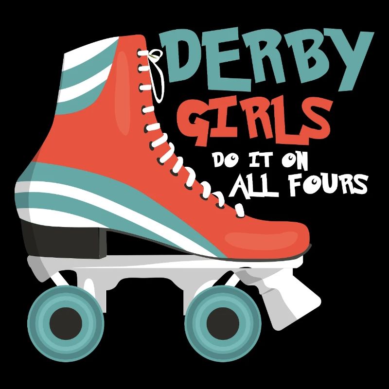 Derby Girls Do It On All Fours Patinage Roller Derb